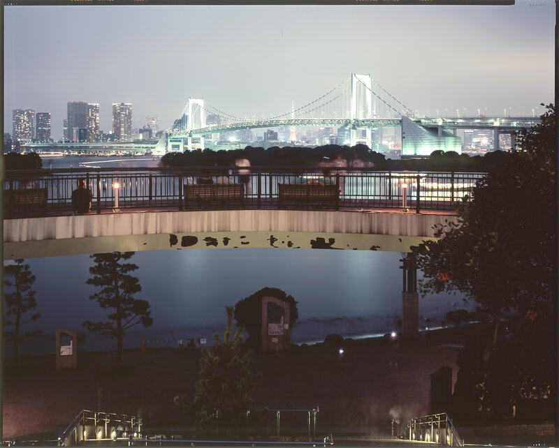 Tokyo Bay Bridge at dusk