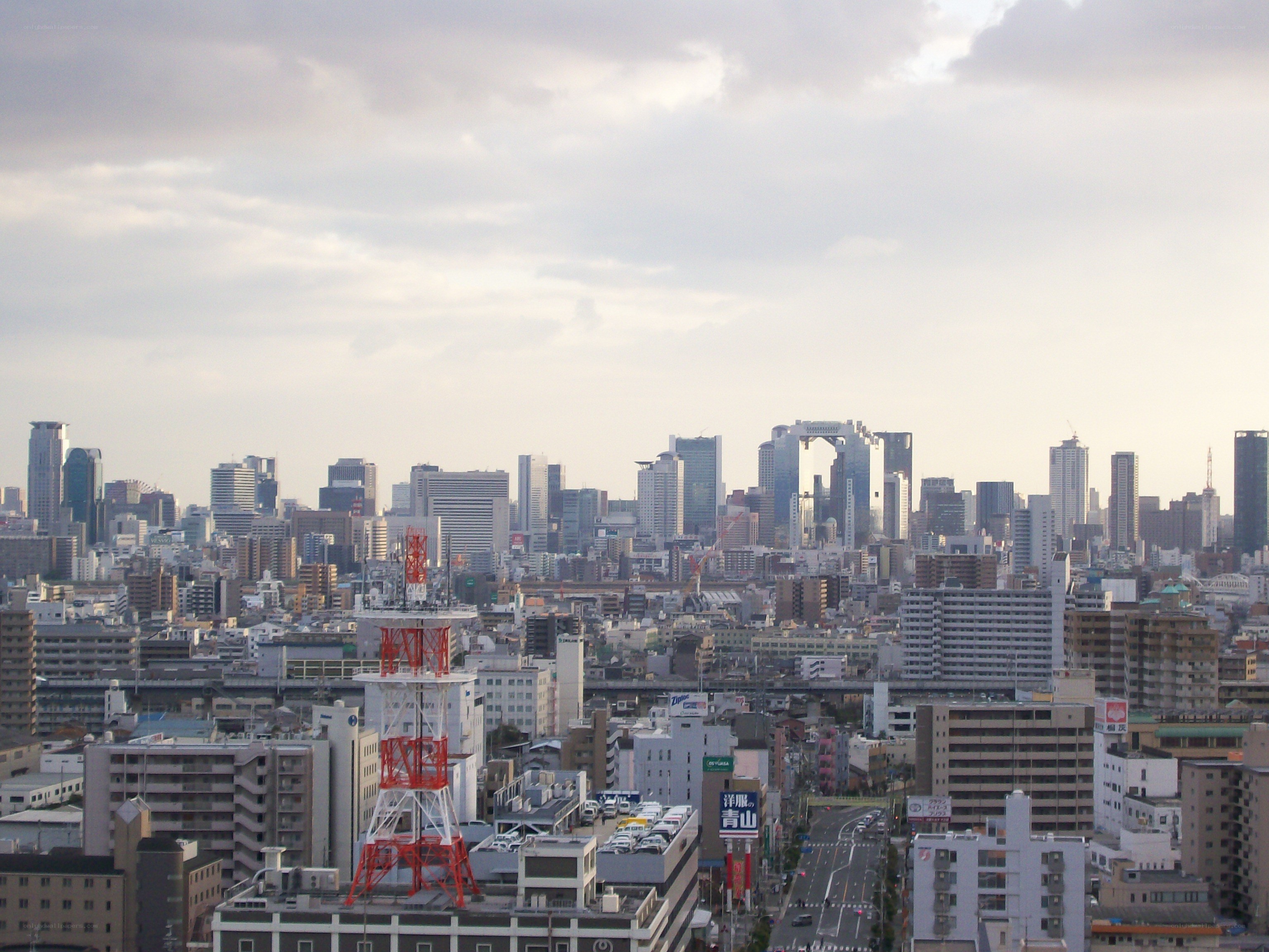 Tokyo city skyline view