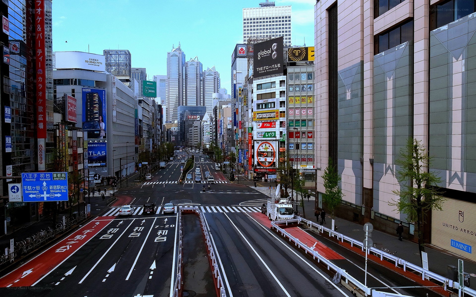 Tokyo city street view