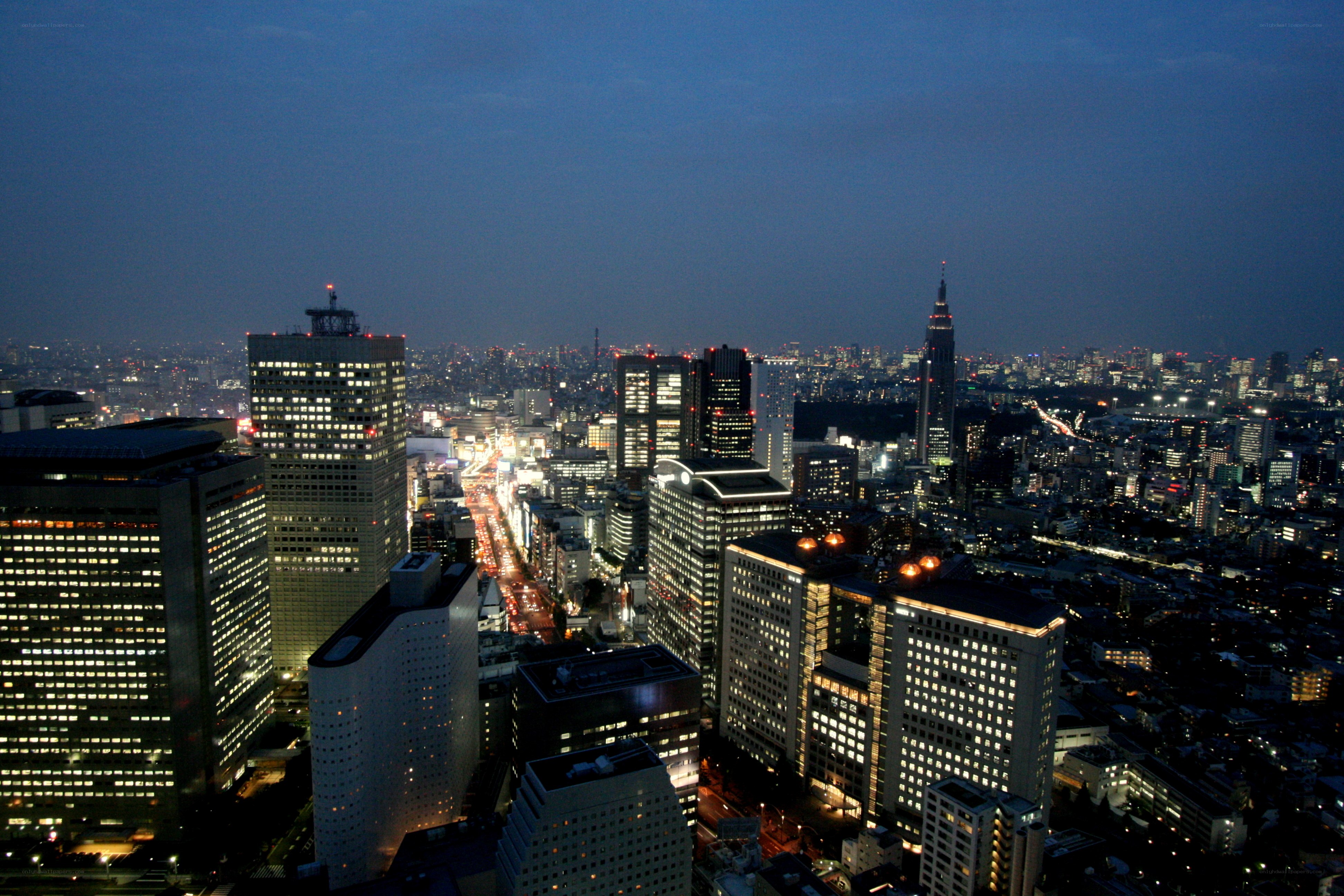 Tokyo cityscape at dusk