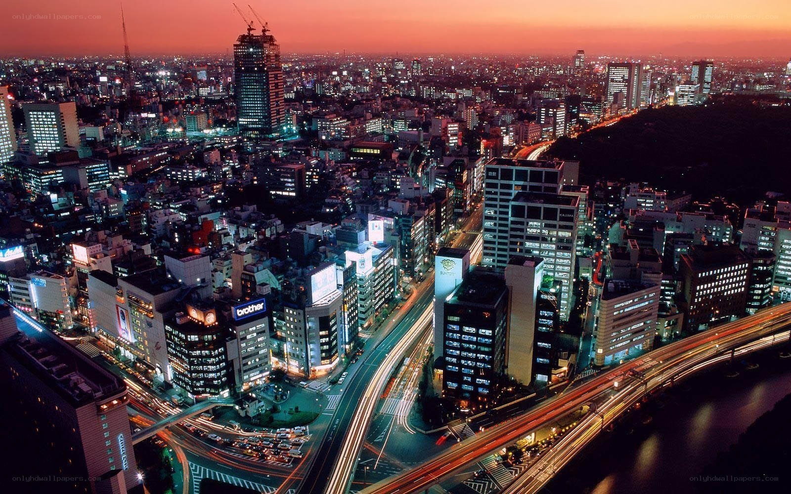 Tokyo cityscape at dusk