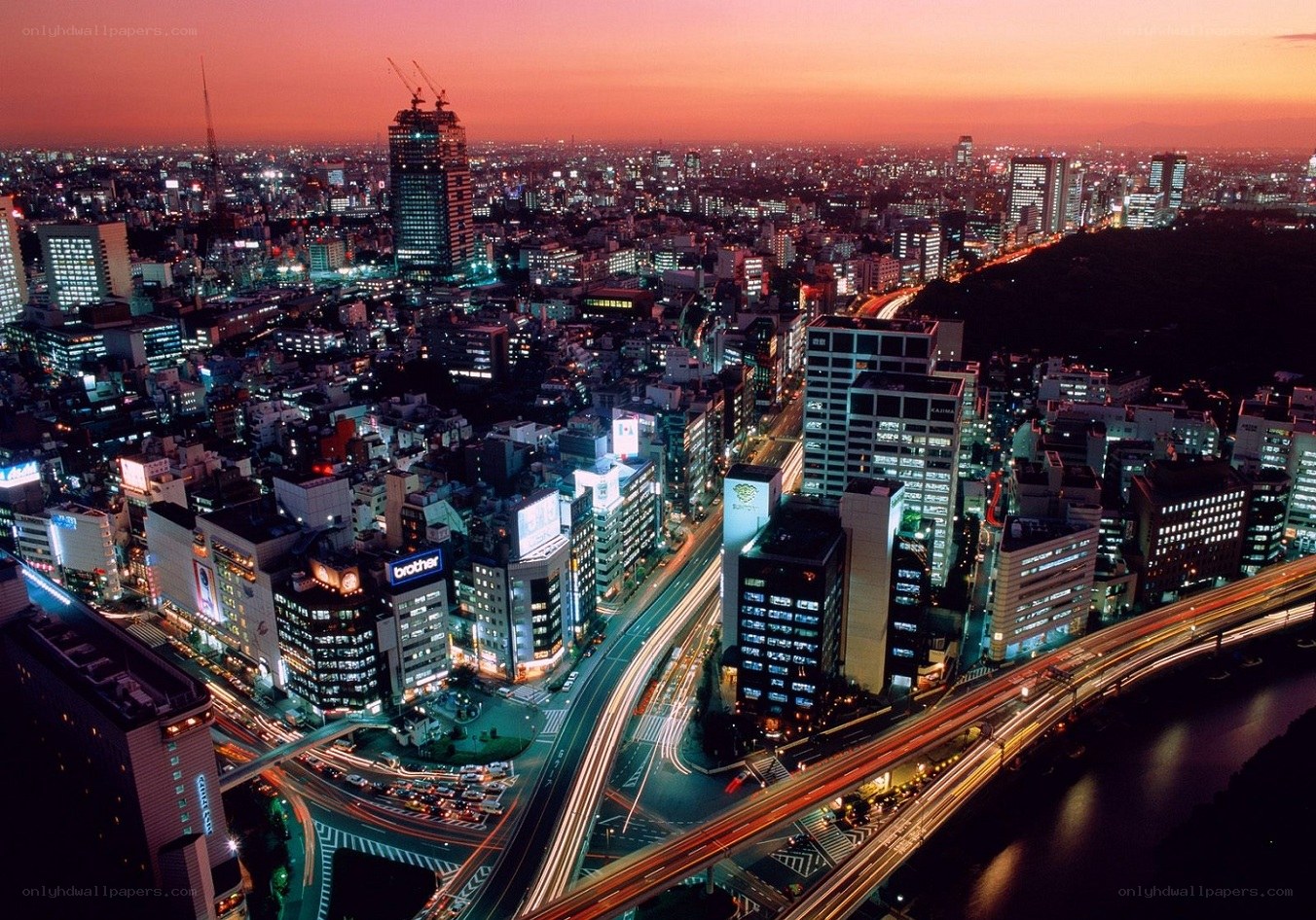 Tokyo cityscape at dusk