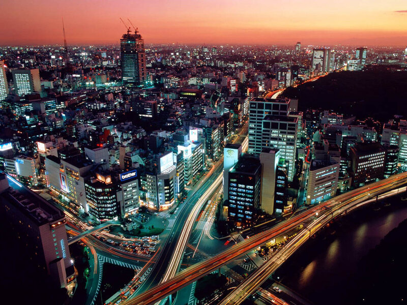 Tokyo cityscape at dusk