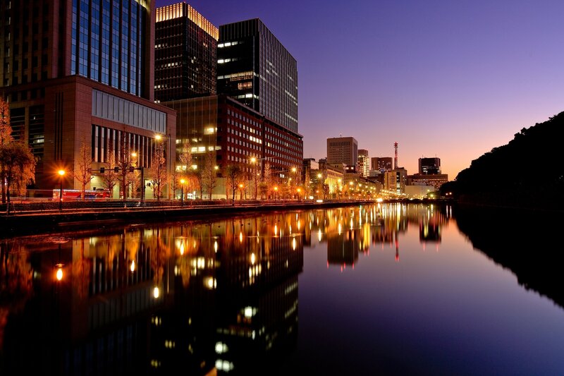 Tokyo cityscape at dusk