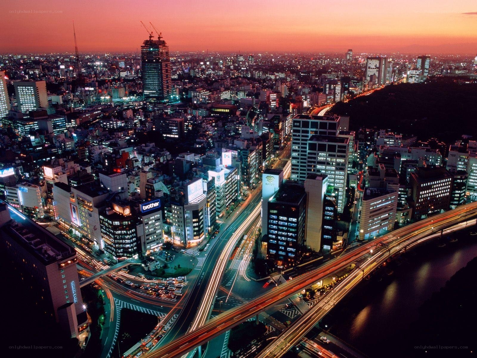 Tokyo cityscape at dusk