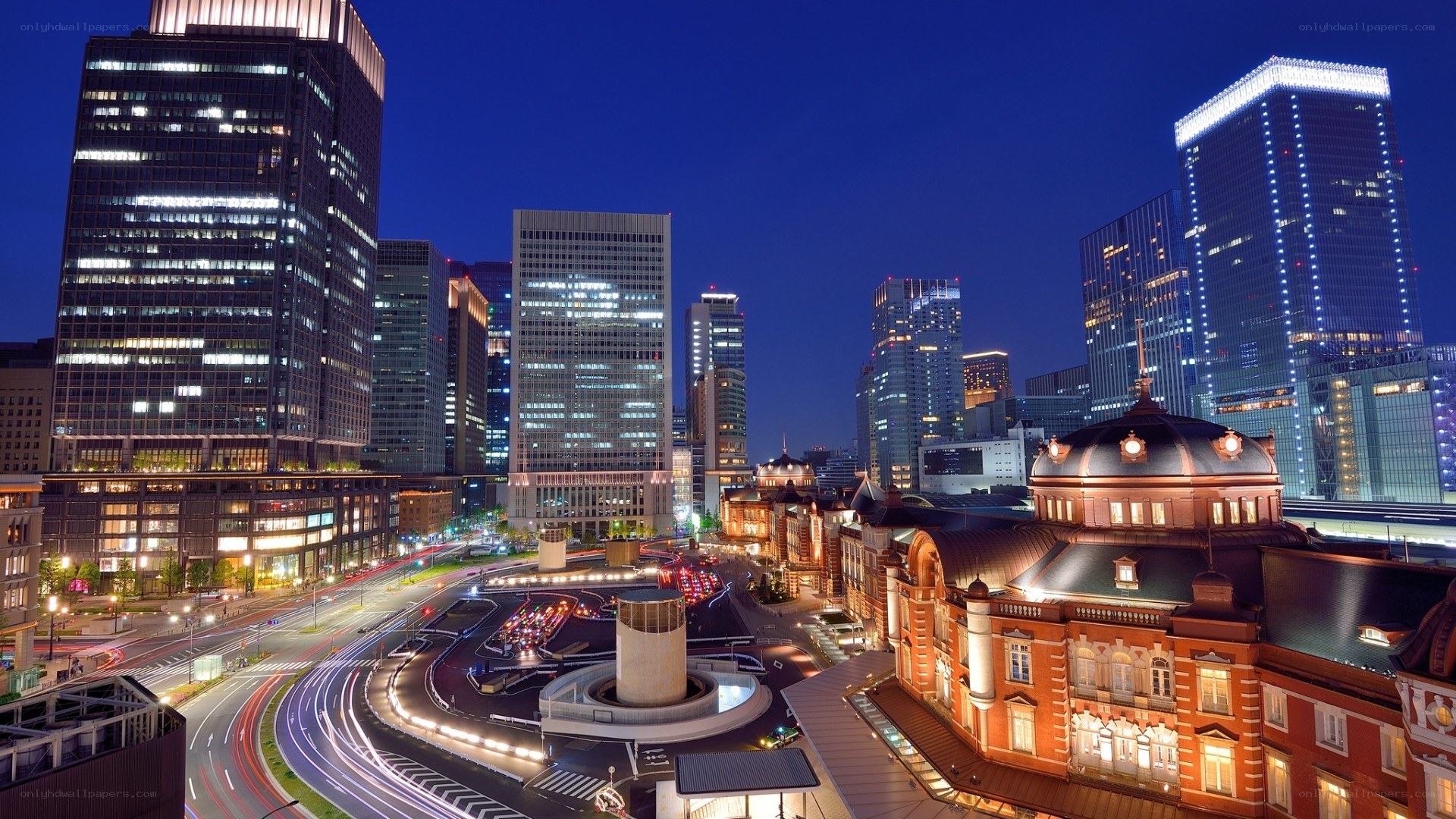 Tokyo cityscape at night