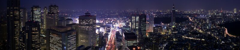 Tokyo cityscape at night