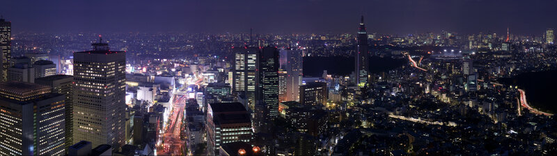 Tokyo cityscape at night