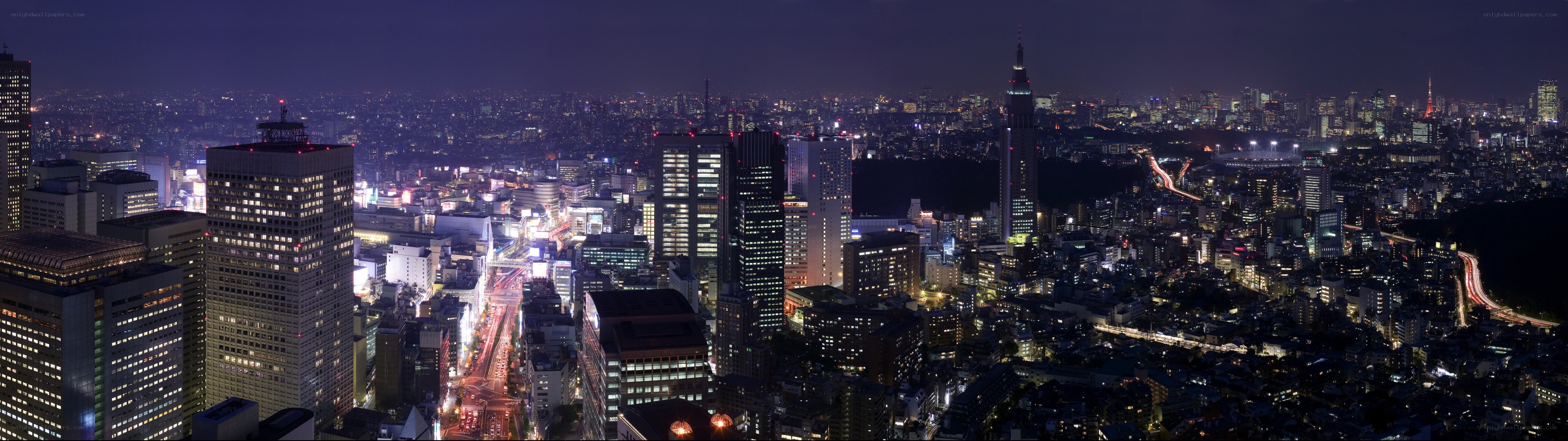Tokyo cityscape at night