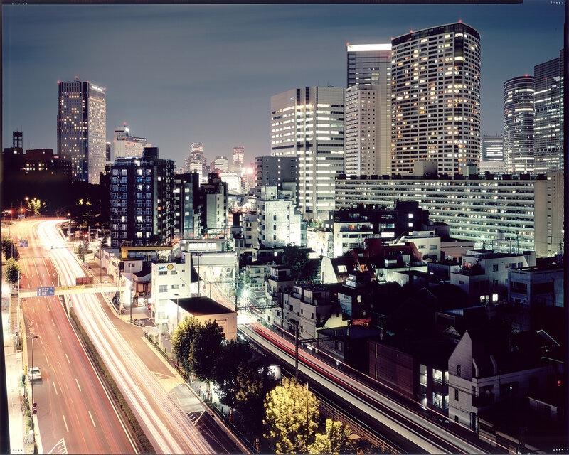 Tokyo cityscape at night