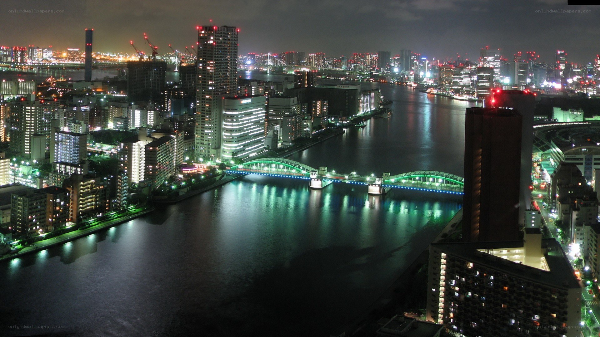 Tokyo cityscape at night