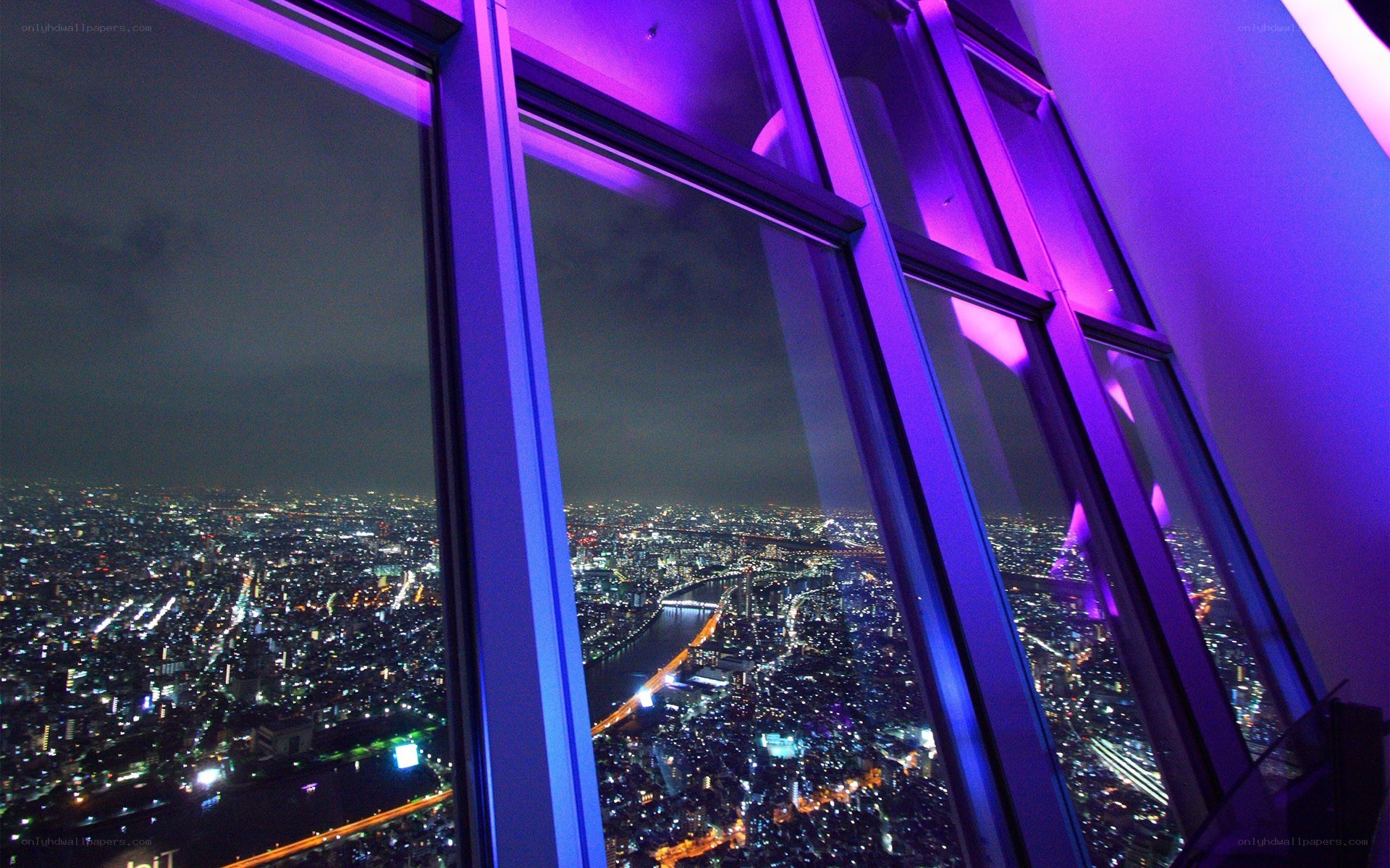 Tokyo cityscape at night