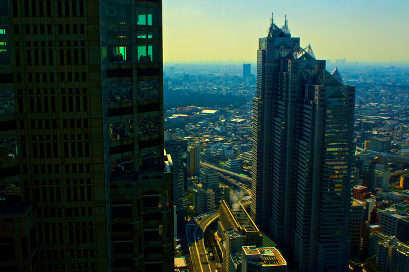 Tokyo cityscape from skyscraper