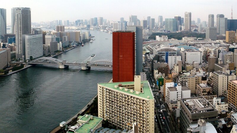 Tokyo Cityscape — Gray