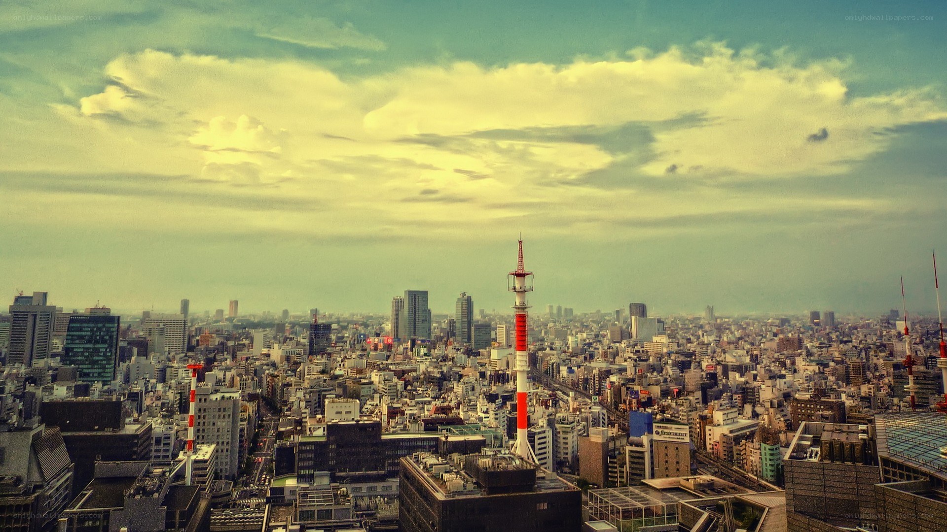 Tokyo cityscape with Tokyo Tower