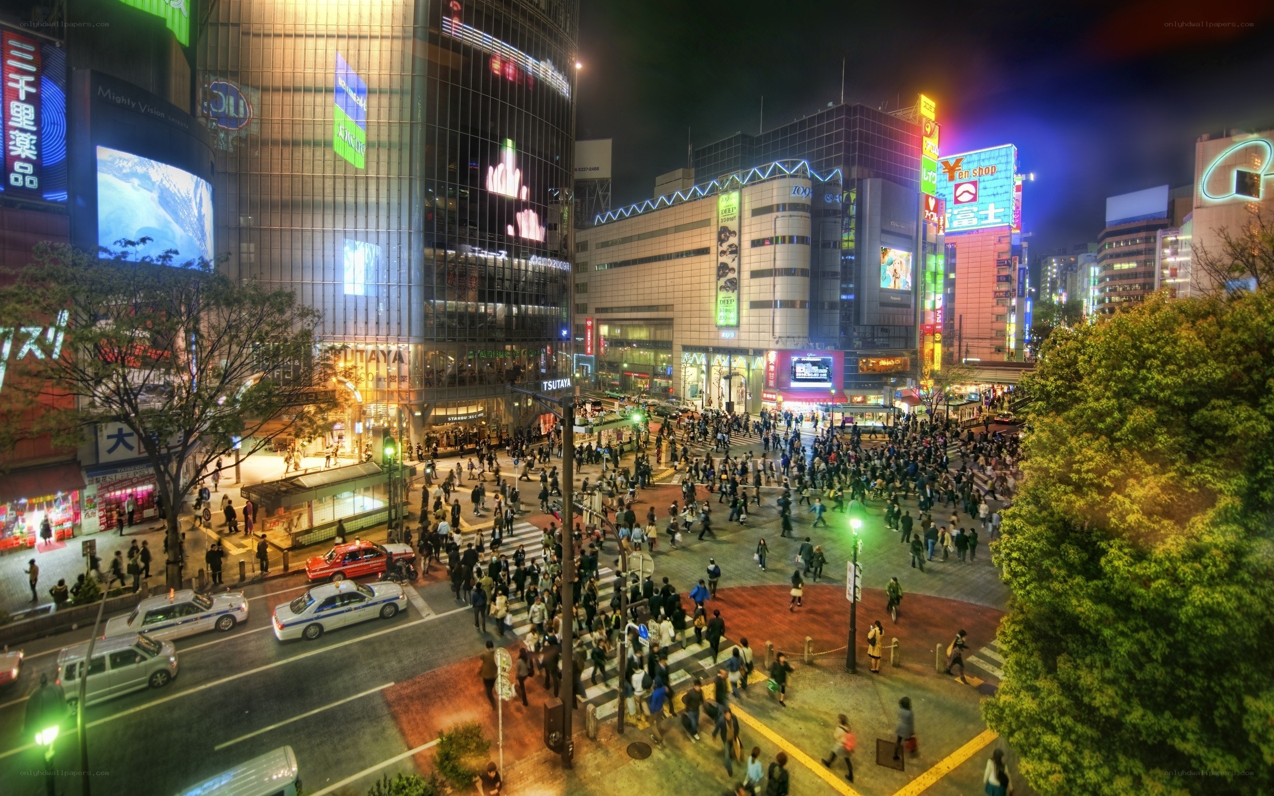Tokyo's bustling night scene