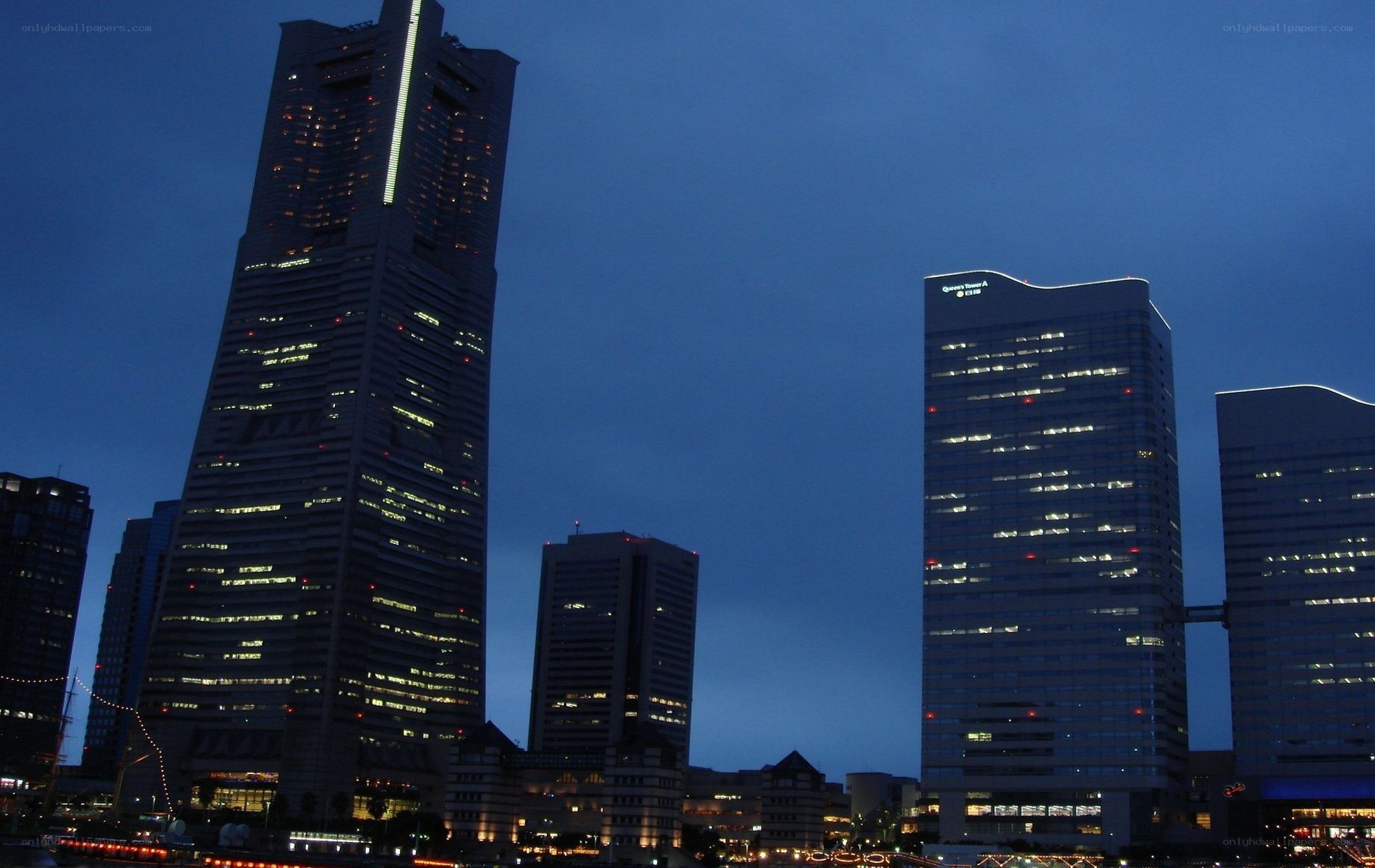 Tokyo skyline at dusk