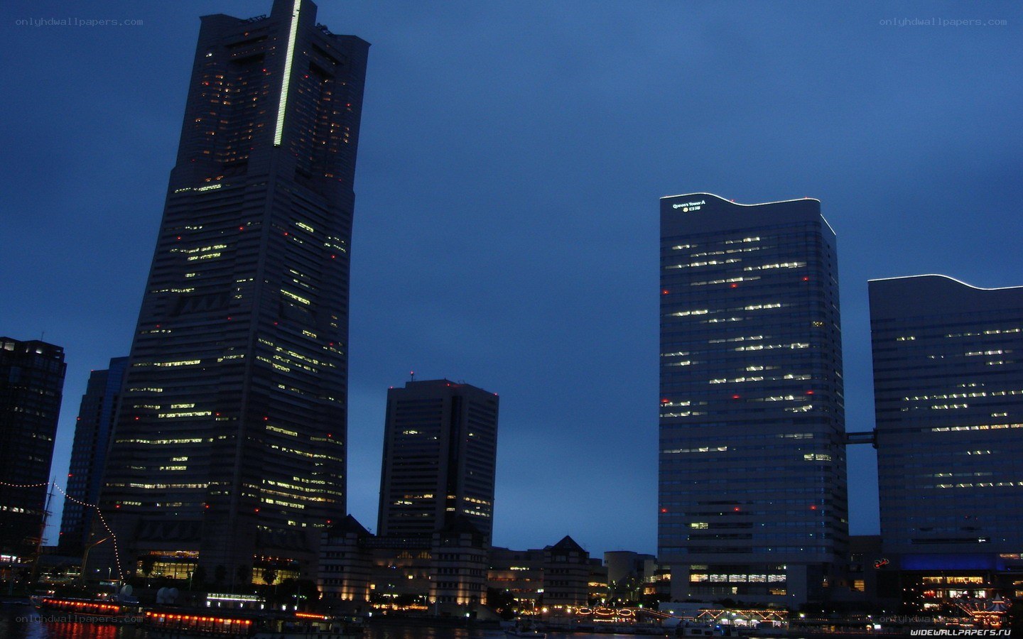 Tokyo skyline at dusk