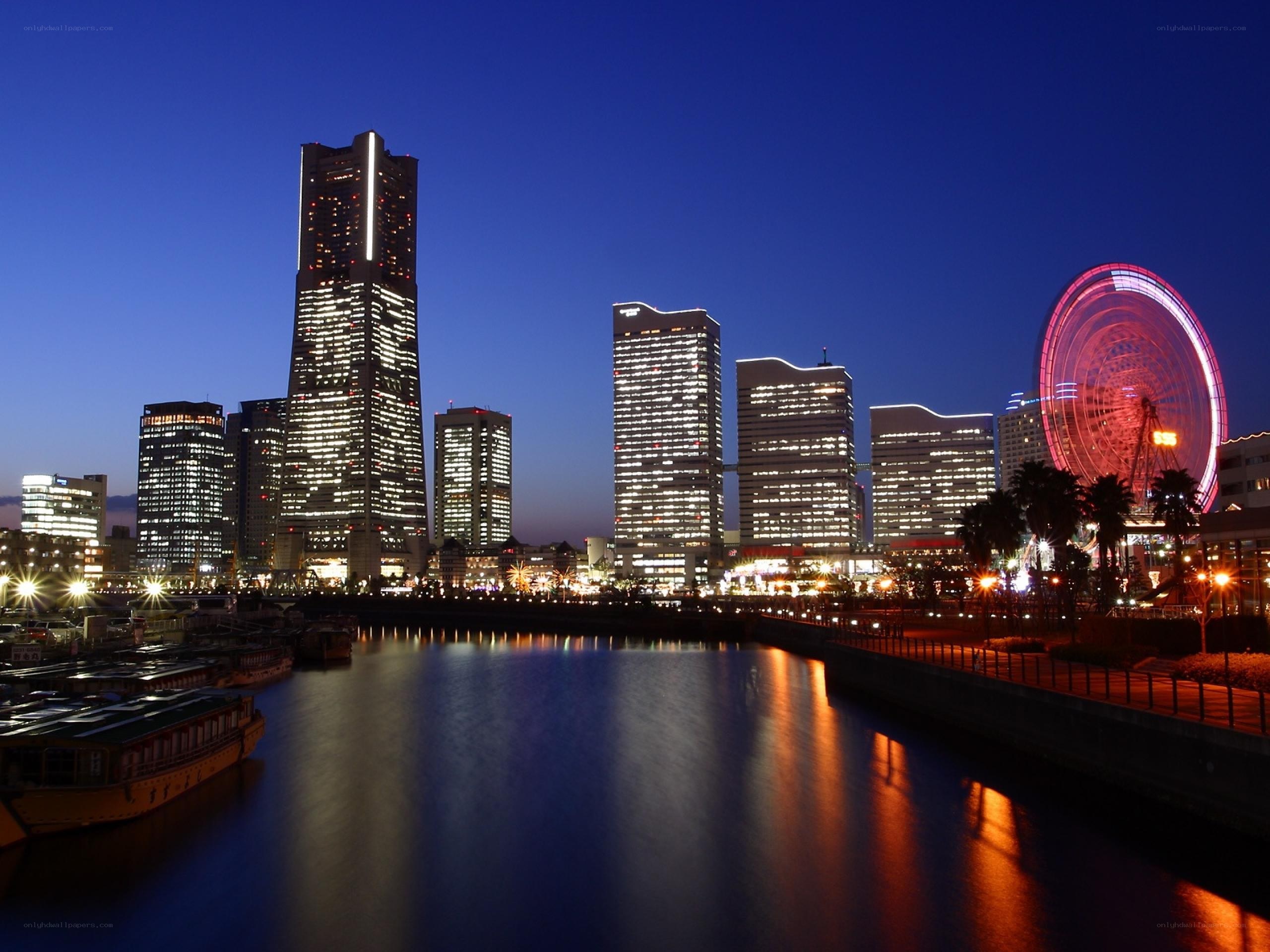 Tokyo skyline at dusk