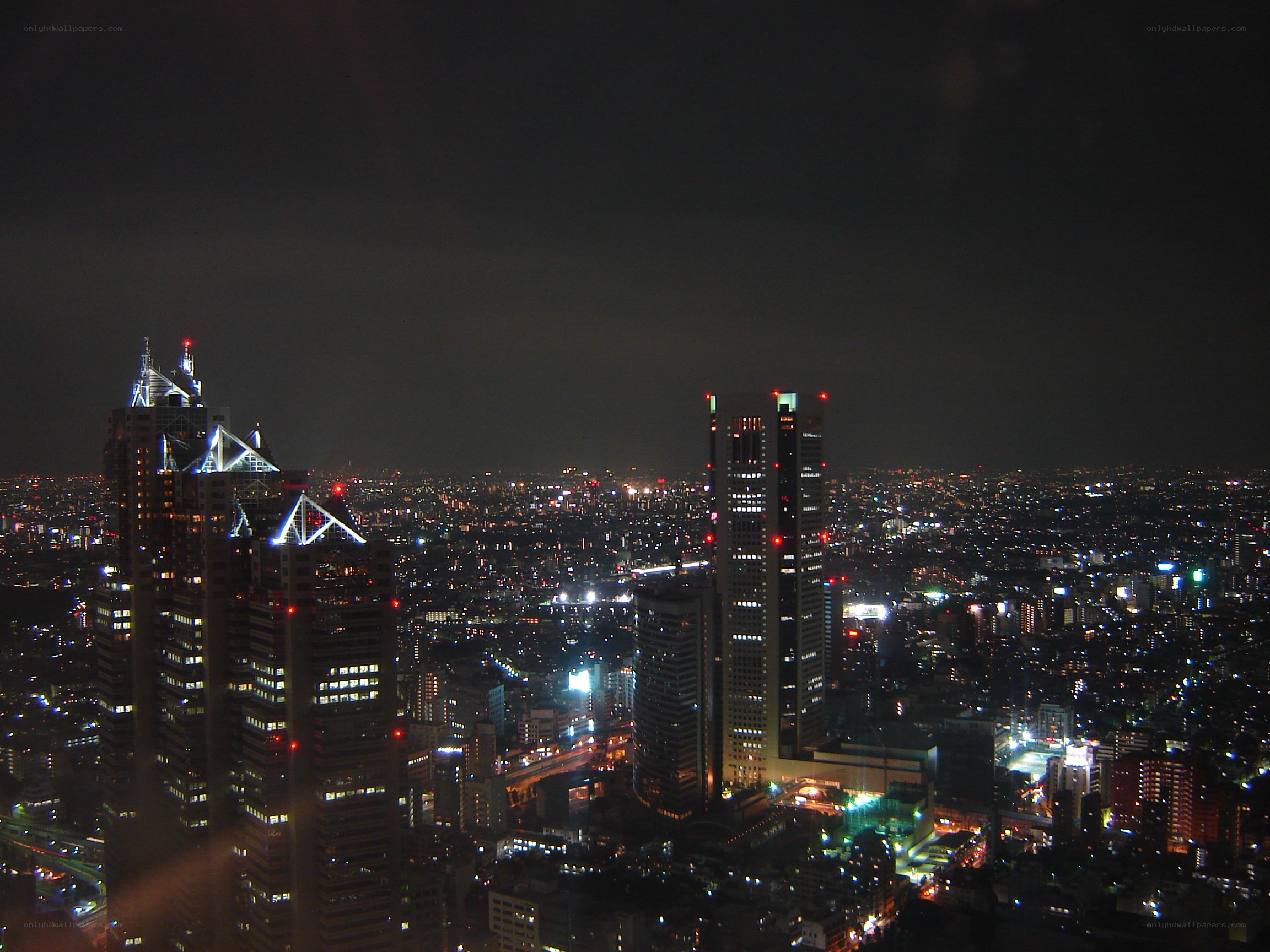 Tokyo skyline at night