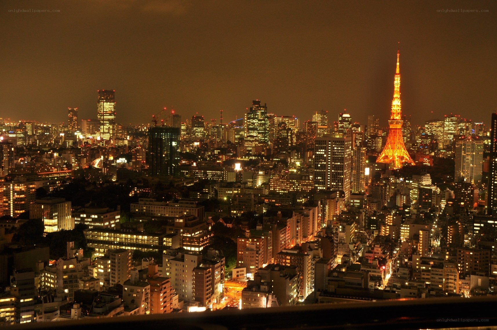 Tokyo skyline at night