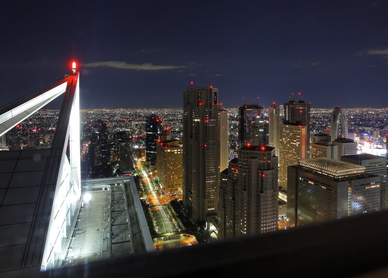 Tokyo skyline at night