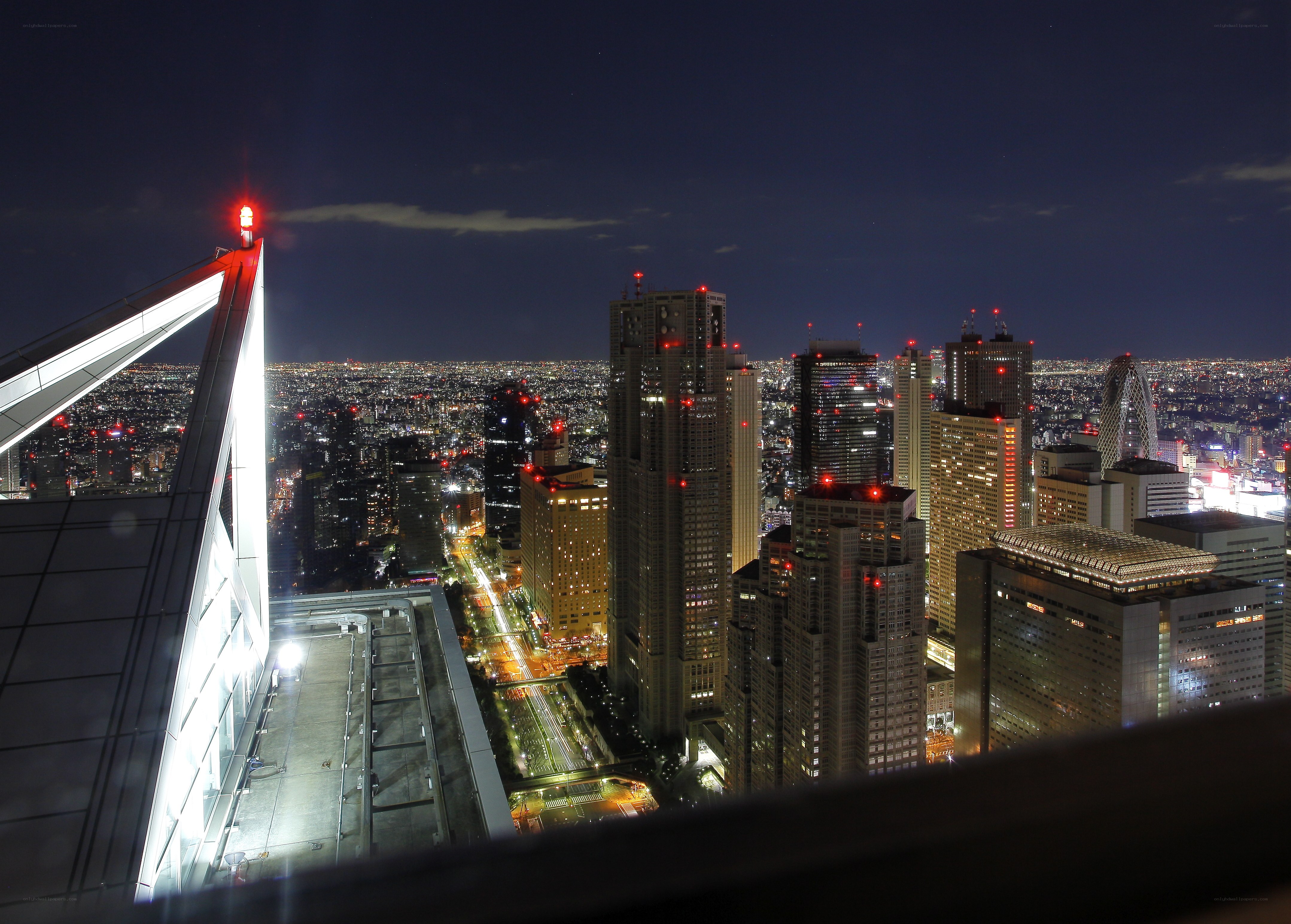 Tokyo skyline at night