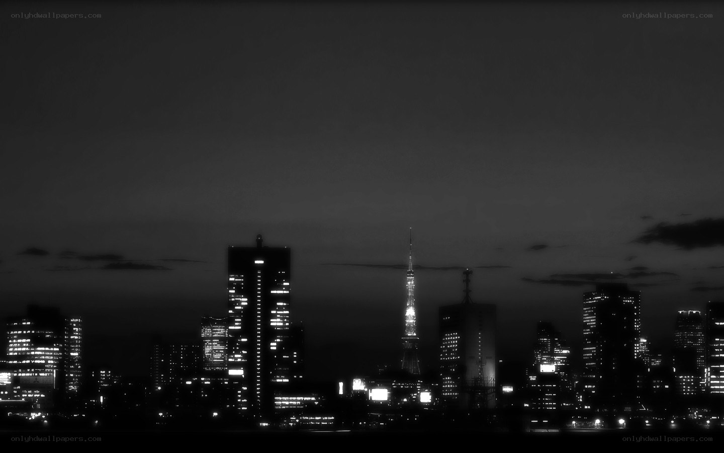 Tokyo skyline at night