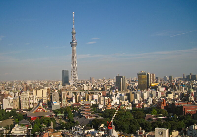 Tokyo skyline with Skytree