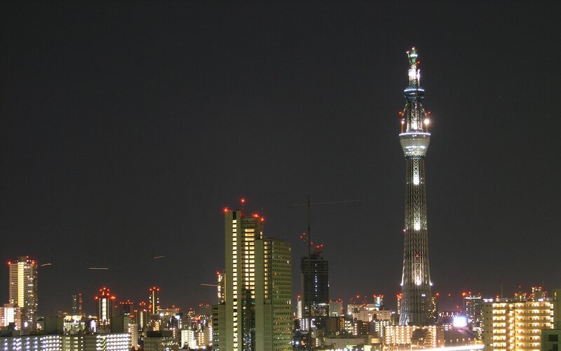 Tokyo Skytree at night