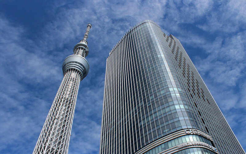 Tokyo Skytree Tower — Blue