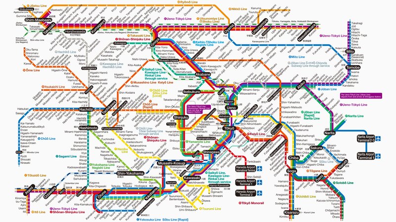 Tokyo Subway Map