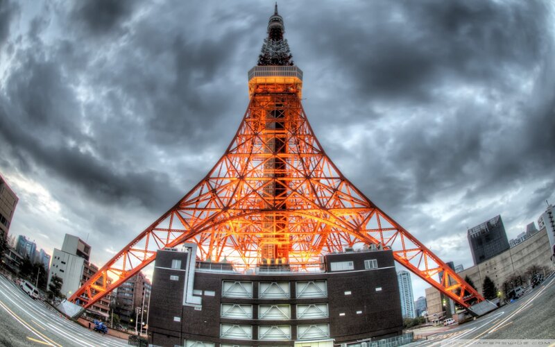 Tokyo Tower at Dusk — Orange