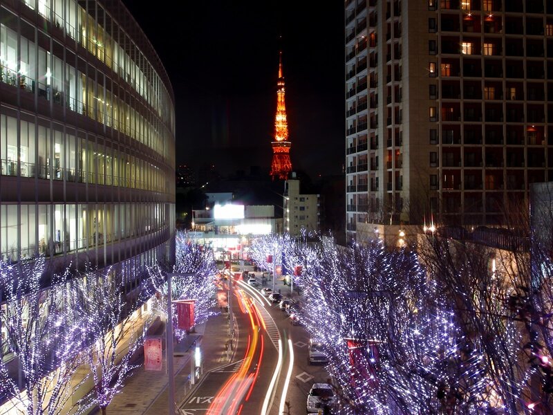 Tokyo Tower at night