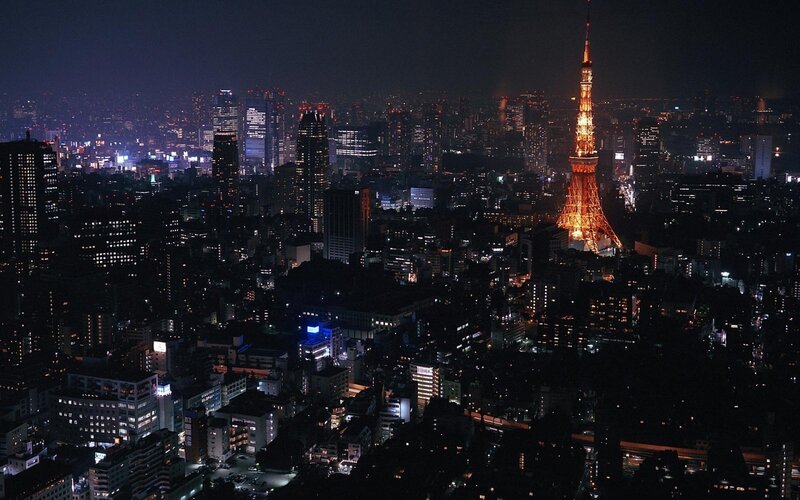 Tokyo Tower at night