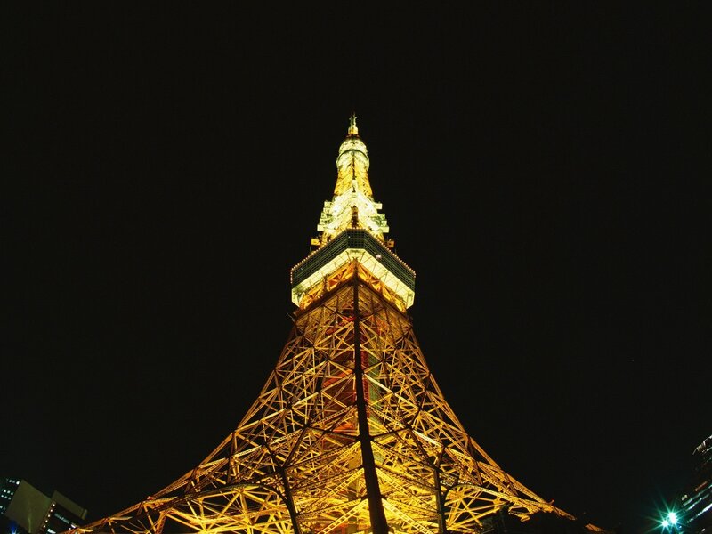 Tokyo Tower at night