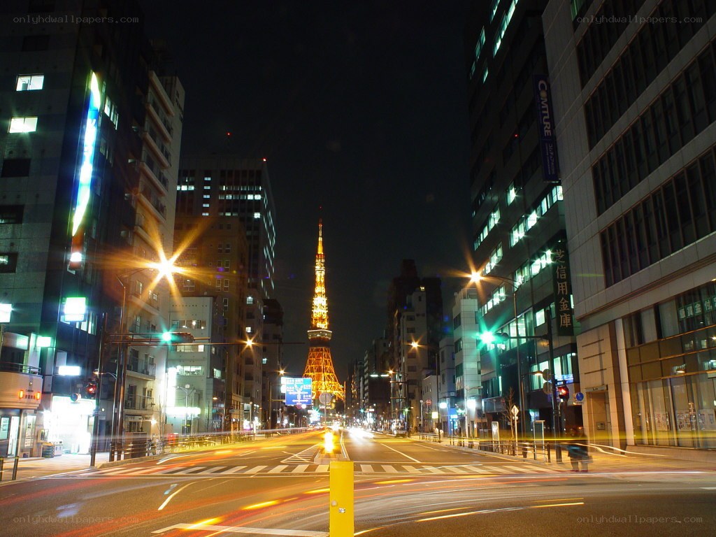 Tokyo Tower at night