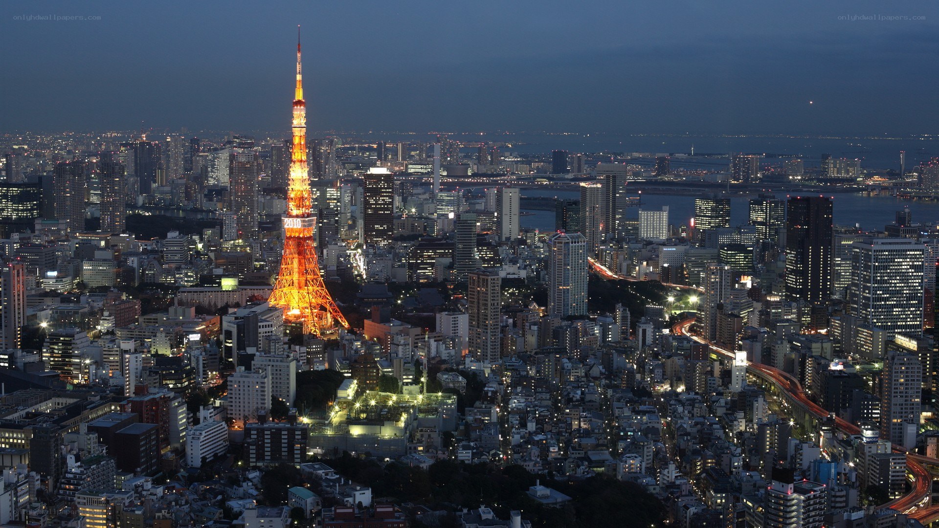 Tokyo Tower at night