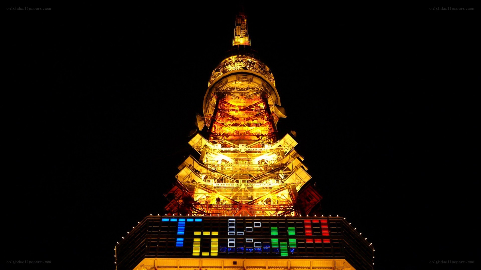 Tokyo Tower at night