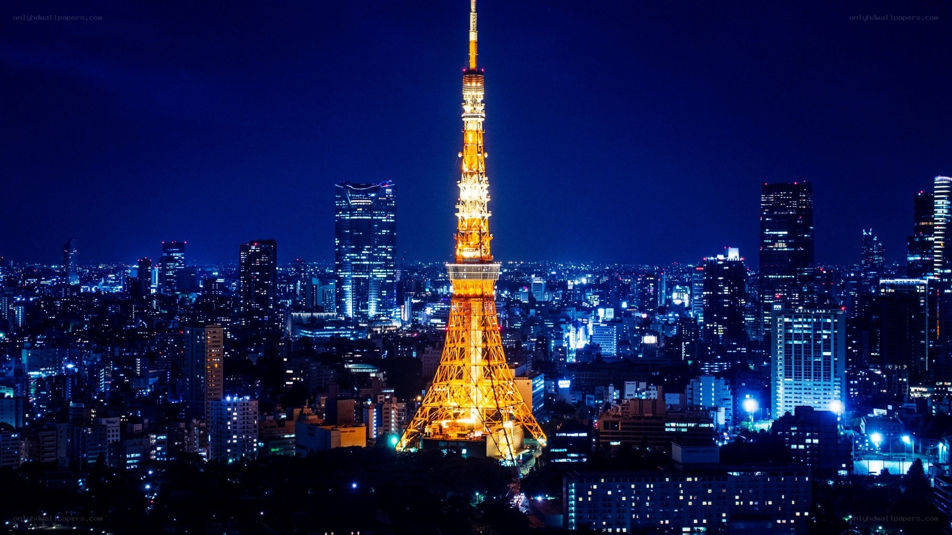 Tokyo Tower at night