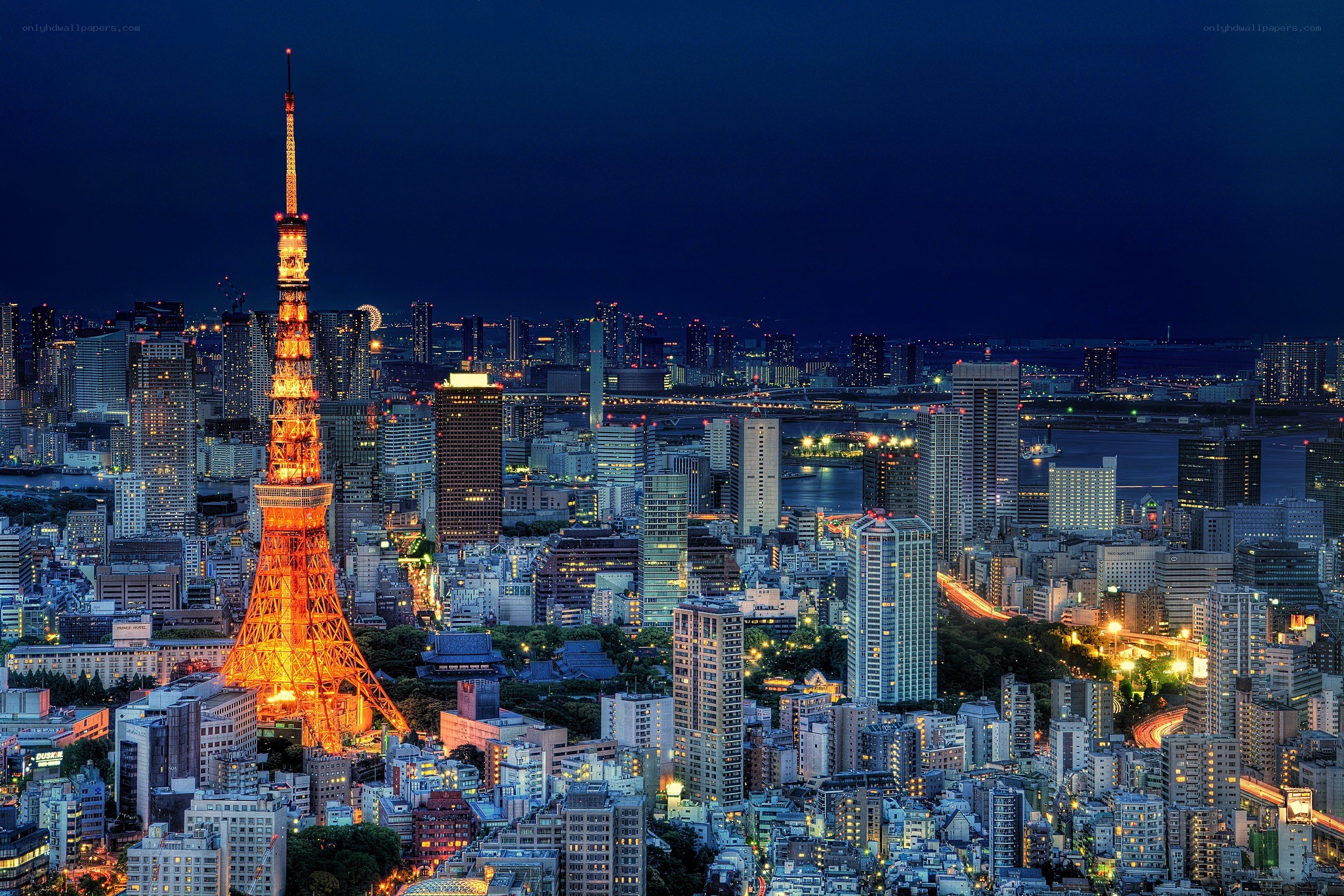 Tokyo Tower at night