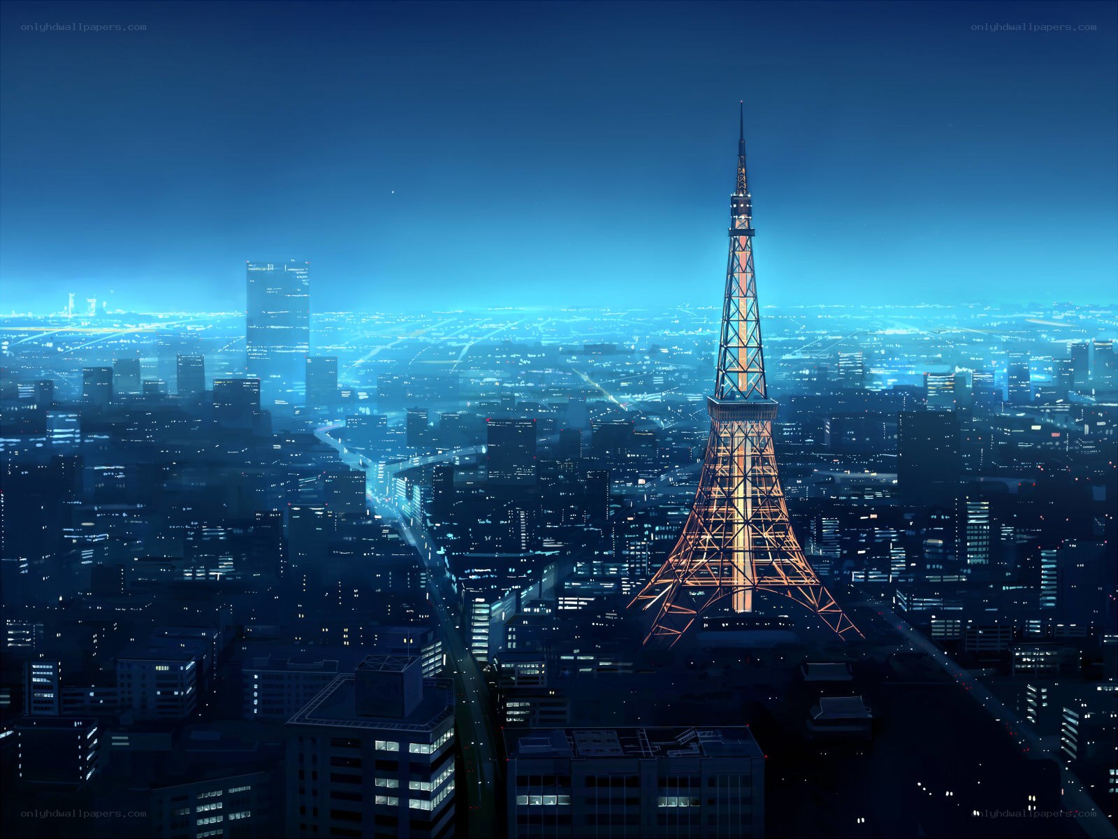 Tokyo Tower at night