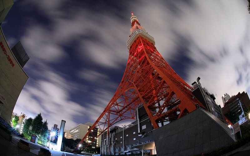 Tokyo Tower at Night — Red