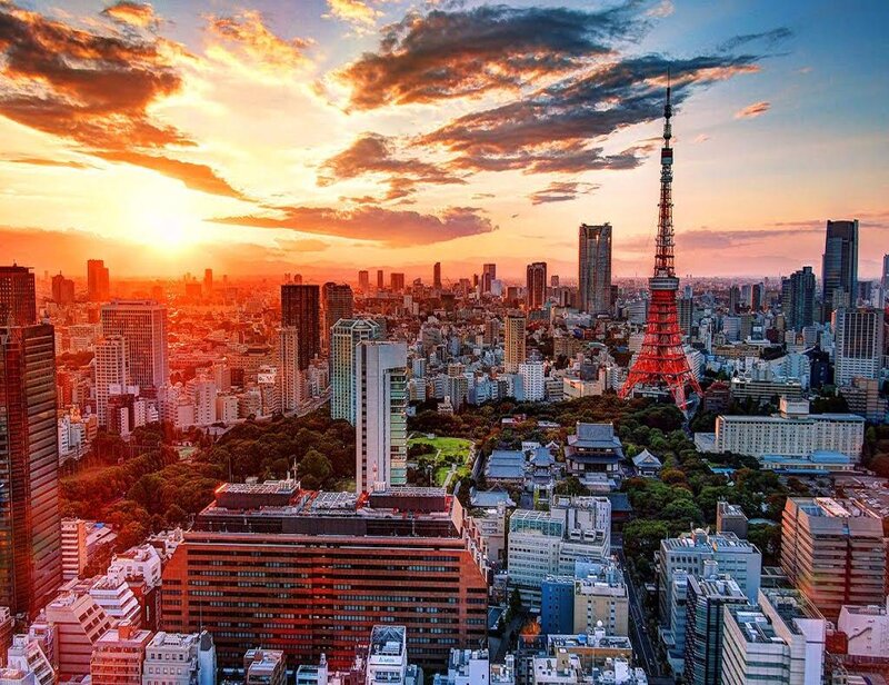 Tokyo Tower at Sunset