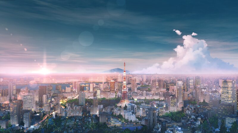 Tokyo Tower Cityscape