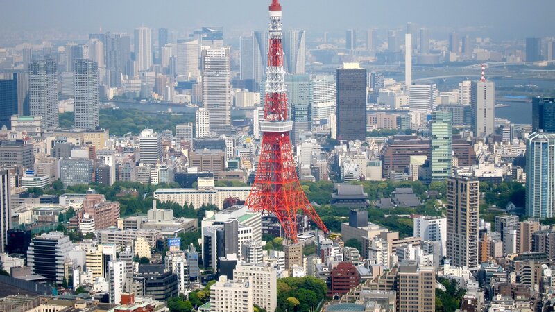 Tokyo Tower in City