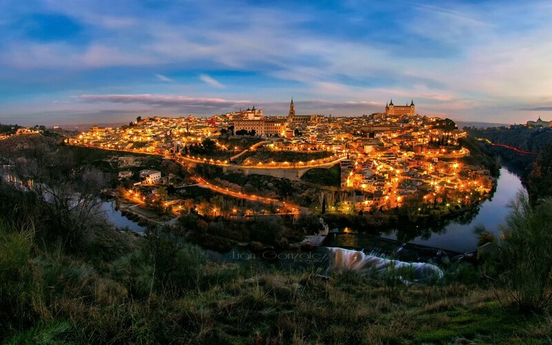 Toledo City at Dusk