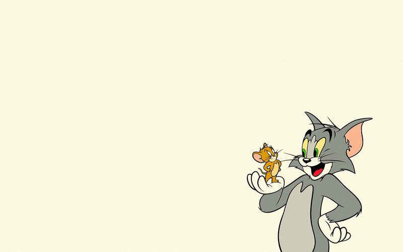 Tom and Jerry Cartoon — Gray, Playful, Animation