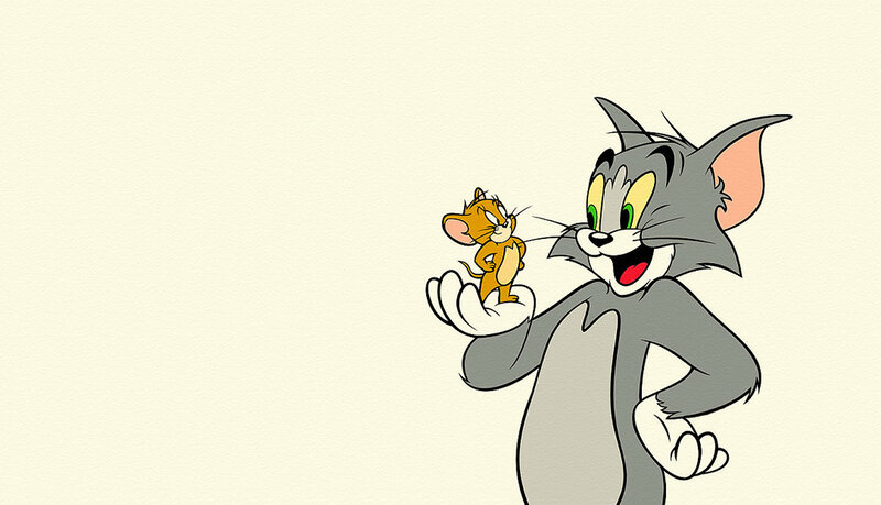 Tom and Jerry Cartoon — Gray, Playful, Cat