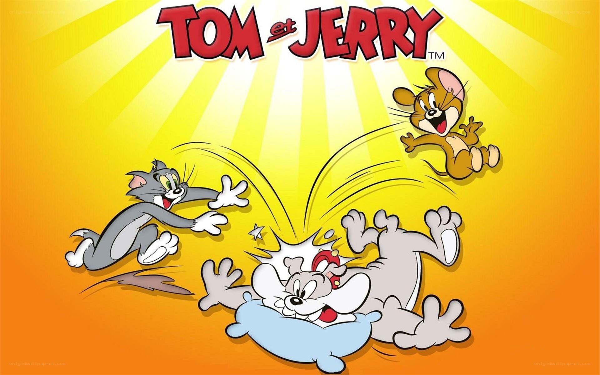 Tom and Jerry cartoon scene